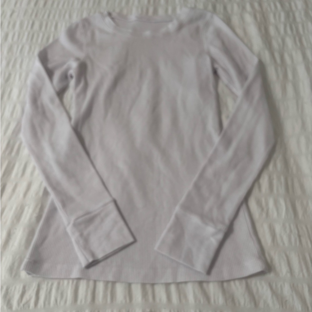 Women's Long Sleeve White Top